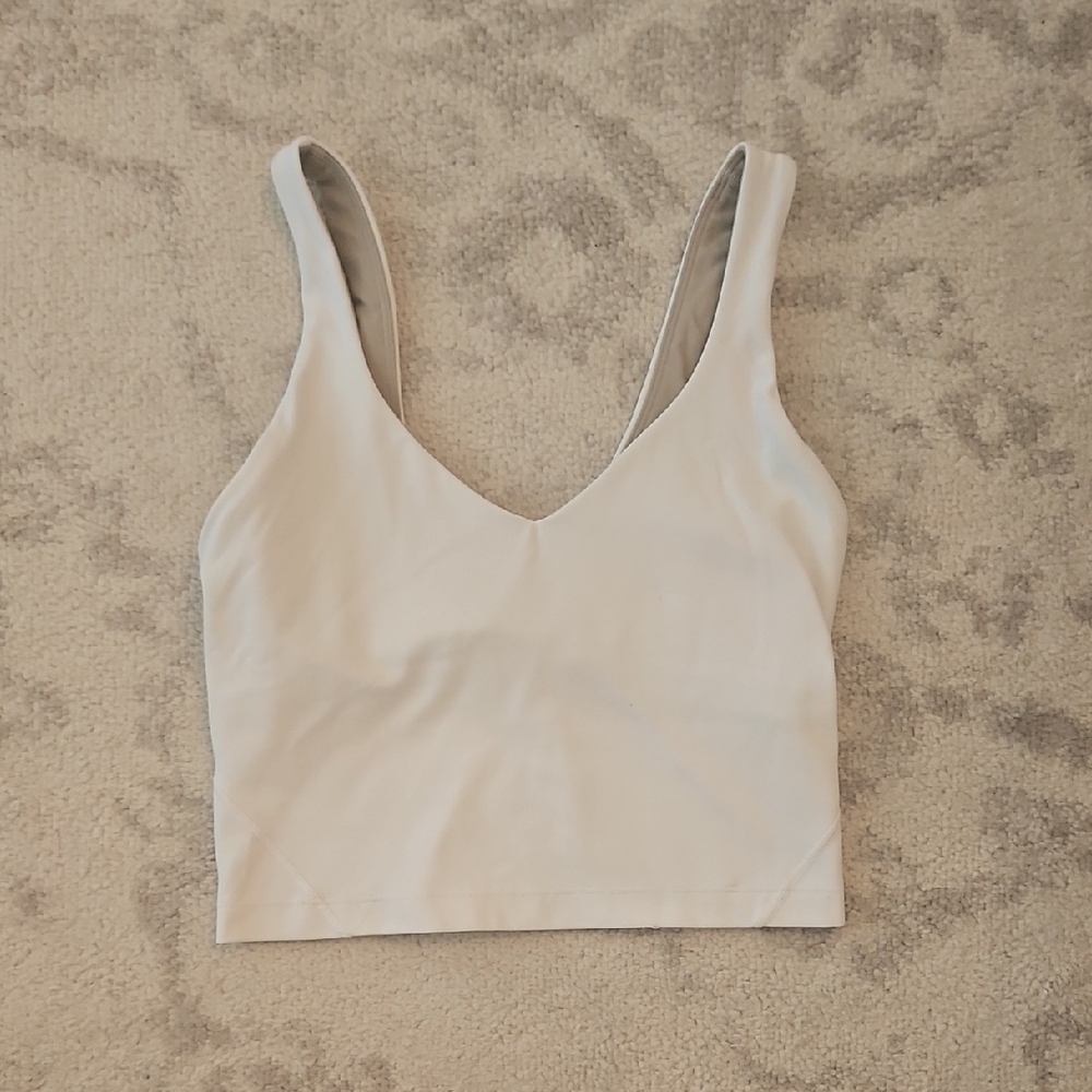 Lululemon Align Tank White Size 4 Perfect Condition
